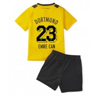 Fotbalové Dres Borussia Dortmund Emre Can #23 Dětské Domácí 2022-23 Krátký Rukáv (+ trenýrky)